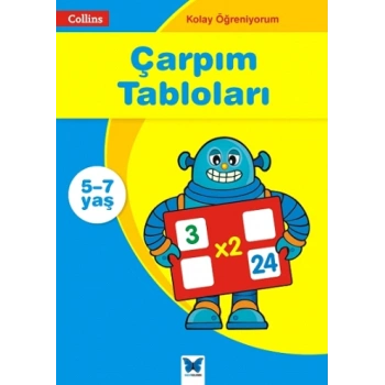 Collins Kolay Öğreniyorum Serisi - Çarpım Tabloları (5-7 Yaş)