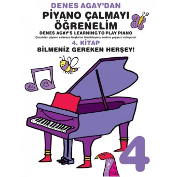 Denes Agaydan Piyano Çalmayı Öğrenelim 4. Kitap