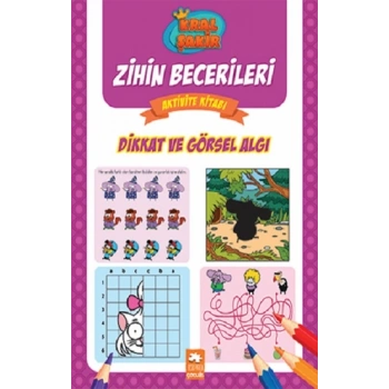 Dikkat ve Görsel Algı-Kral Şakir Zihin Becerileri Aktivite Kitabı