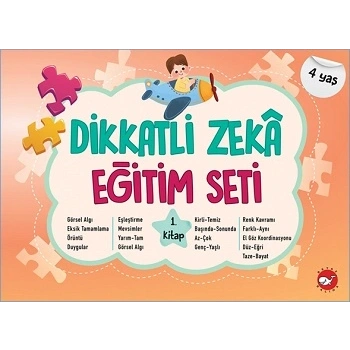 Dikkatli Zeka Eğitim Seti 1. Kitap (4 Yaş)