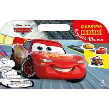 Disney Arabalar Çıkartma Hediyeli Boyama Albümü