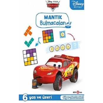 Disney Eğitsel Arabalar Çıkartmalı Mantık Bulmacaları
