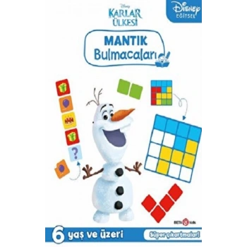 Disney Eğitsel Karlar Ülkesi Çıkartmalı Mantık Bulmacaları