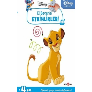 Disney Eğitsel Simba El Becerisi Etkinlikleri Yazıya Hazırlık