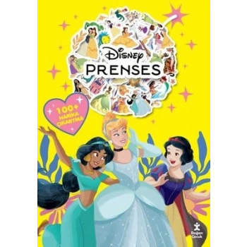 Disney Prenses Boyama Kitabı Çıkartma Bombası 100 + Harika Çıkartma