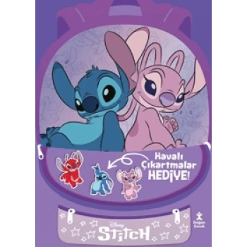 Disney Stitch  (Ciltli) - Parıltılı Tatil Çantam Etkinlik ve Boyama Kitabı