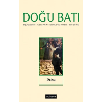 Doğu Batı Düşünce Dergisi Yıl: 23 / Sayı: 94 Ağustos, Eylül, Ekim 2020