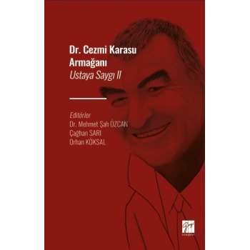Dr. Cezmi Karasu Armağanı Ustaya Saygı II