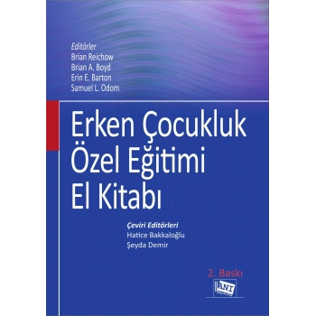 Erken Çocukluk özel Eğitimi El Kitabı
