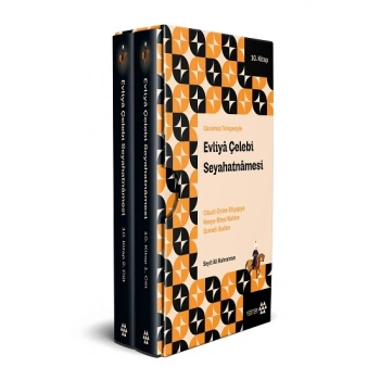 Evliya Çelebi Seyahatnamesi 10. Kitap 2 Cilt (Kutulu) - Günümüz Türkçesiyle
