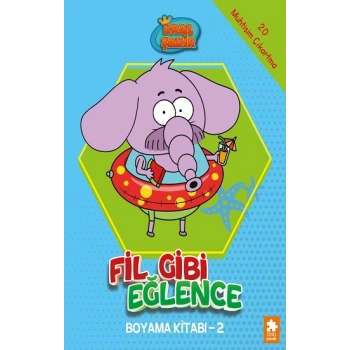 Fil Gibi Eğlence Boyama Kitabı- 2-Kral Şakir