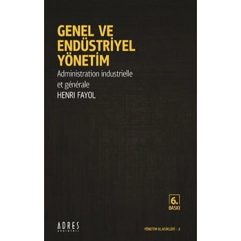 Genel ve Endüstriyel Yönetim
