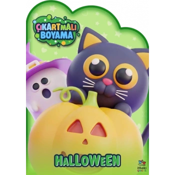 Halloween Zamanı – Çıkartmalı Boyama Kitabı