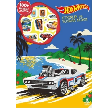 Hot Wheels Çok Çıkartmalı Boyama Kitabı