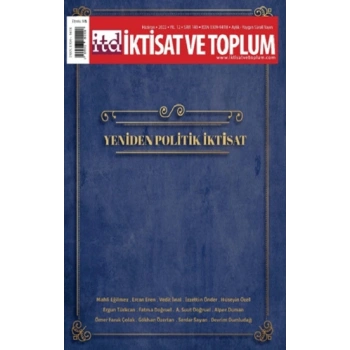 İktisat Ve Toplum Dergisi 140. Sayı