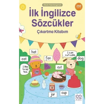 İlk İngilizce Sözcükler Çıkartma Kitabım