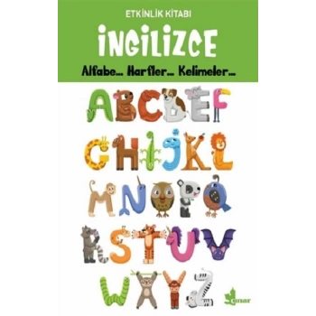 İngilizce Alfabe - Harfler - Kelimeler - Etkinlik Kitabı