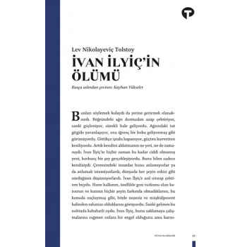 İvan İlyiç’in Ölümü