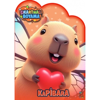 Kapibara Zamanı – Çıkartmalı Boyama Kitabı