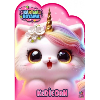 Kedicorn Zamanı – Çıkartmalı Boyama Kitabı