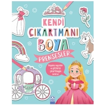 Kendi Çıkartmanı Boya Prensesler