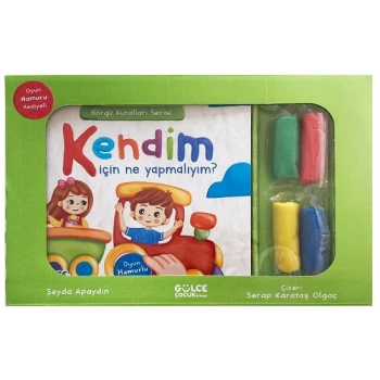 Kendim İçin Ne Yapmalıyım? Görgü Kuralları Serisi - Oyun Hamurlu Kitap Seti