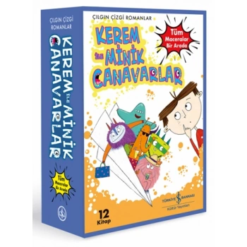 Kerem İle Minik Canavarlar – Tüm Maceralar Bir Arada (12 Kitap) - Kutulu