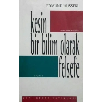 Kesin Bir Bilim Olarak Felsefe