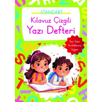 Kılavuz Çizgili Yazı Defteri Büyük Boy - Yeşil