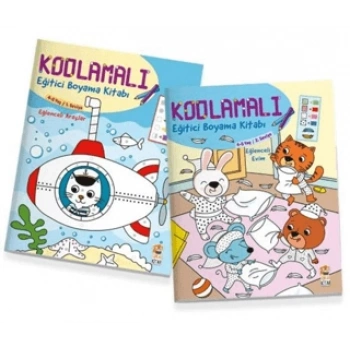 Kodlamalı Eğitici Boyama Kitabı 4-5 Yaş (2 Kitap Takım)