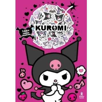 Kuromi Boyama Kitabı Çıkartma Bombası 100 + Harika Çıkartma