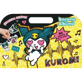 Kuromi -  Çıkartma Hediyeli Boyama Albümü
