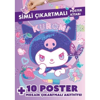 Kuromi Simli Çıkartmalı Poster Kitabı