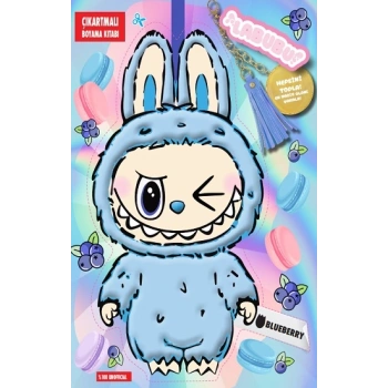 Labubu Blueberry Çılgın Koleksiyon – Çıkartmalı Boyama Kitabı