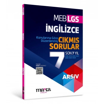 LGS İNGİLİZCE Konularına Göre Düzenlenmiş Son 7 Yıl ÇIKMIŞ SORULAR