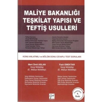 Maliye Bakanlığı Teşkilat Yapısı ve Teftiş Usulleri