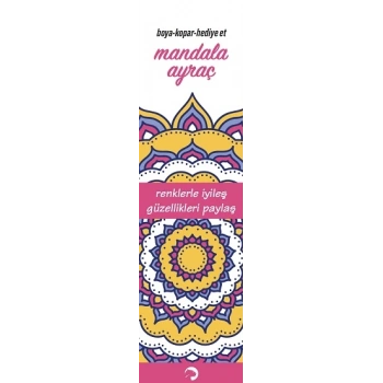 Mandala Ayraç Pembe