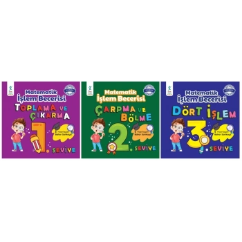 Matematik İşlem Becerisi Seti (3 Kitap)