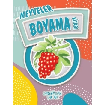 Meyveler Boyama Kitabı