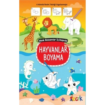 Minik Ressam İş Başında - Hayvanlar Boyama