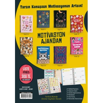Motivasyon Ajandam (Ciltli)