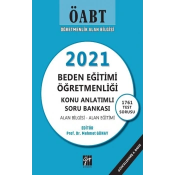 ÖABT 2021 Beden Eğitimi Öğretmenliği Konu Anlatımlı Soru Bankası