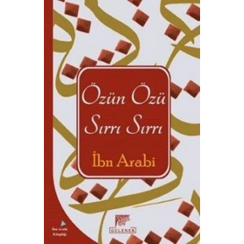 Özün Özü Sırrın Sırrı