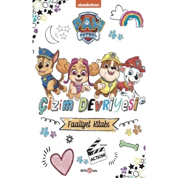 Paw Patrol Çizim Devriyesi Boyama Kitabı