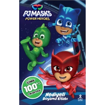 PJ Masks 100 Çıkartma Hediyeli Boyama Kitabı