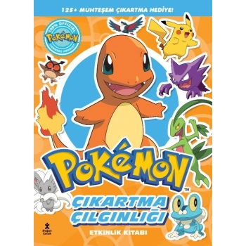 Pokemon - Charmander Çıkartma Çılgınlığı Etkinlik Kitabı