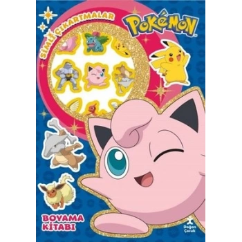 Pokemon - Star Simli Çıkartmalı Boyama Kitabı