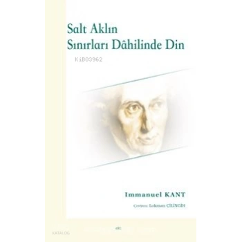 Salt Aklın Sınırları Dahilinde Din
