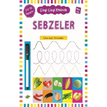 Sebzeler 4 Yaş ve Üstü - Çizgi Çizgi Etkinlik