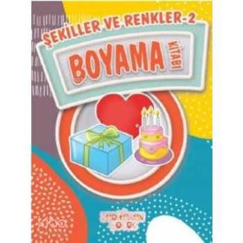 Şekiller ve Renkler 2 Boyama Kitabı